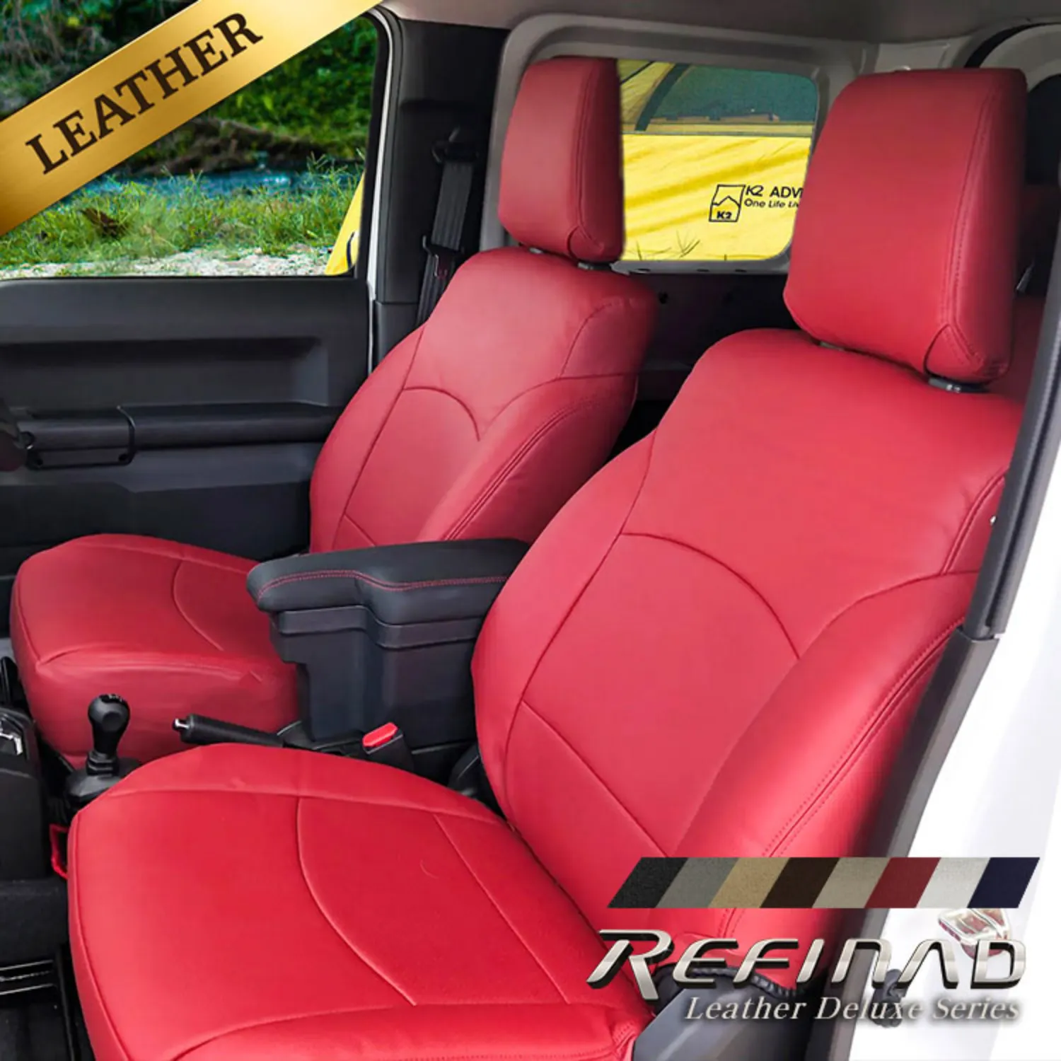 ムーヴキャンバス Refinad レザーデラックスシリーズ シートカバー