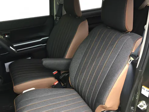 DENIM × PVC LEATHER