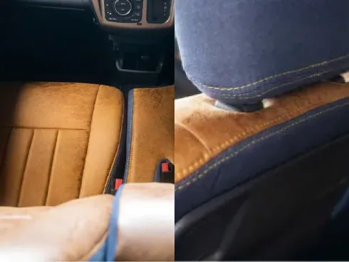 背もたれもしっかりフィットし快適