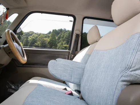 車内にくつろぎの雰囲気