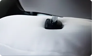 ヘッドレストの穴あけ加工済