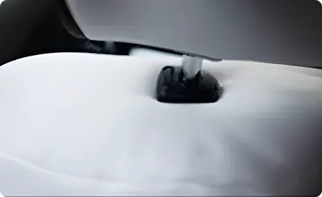 ヘッドレストの穴あけ加工済