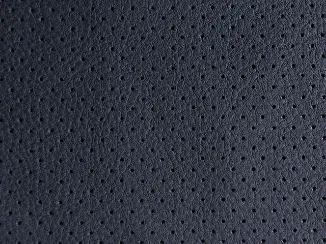 ブラック本革パンチング