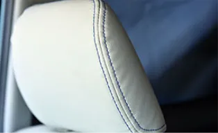 ヘッドレスト穴あけ加工
