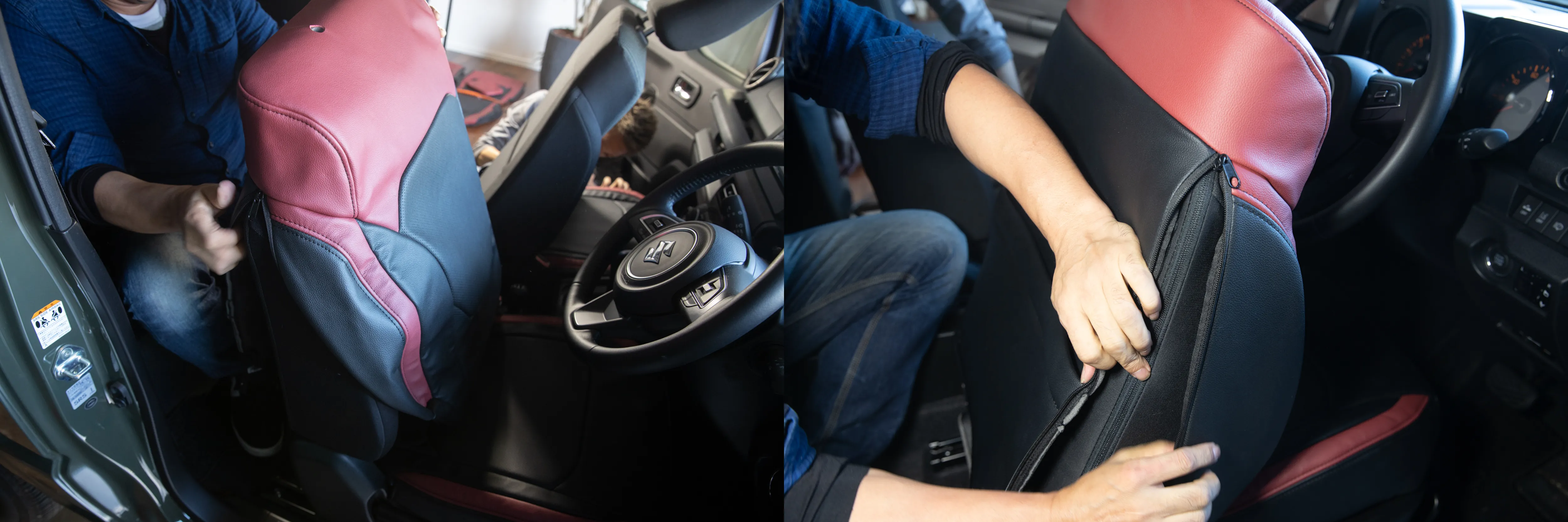 ジムニーシートカバーの注文から取付・装着までの流れと注意点