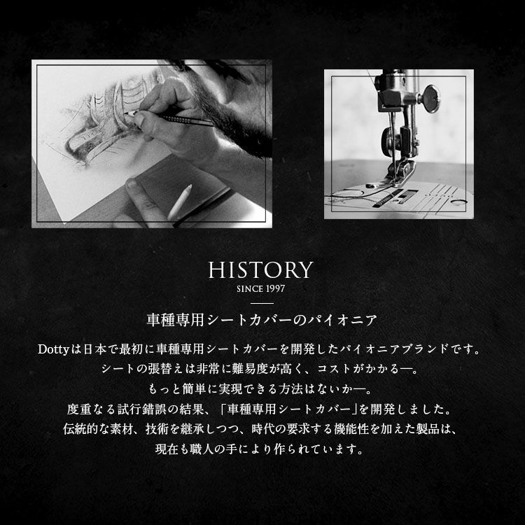 ステラシートカバー Dotty  ヒストリー