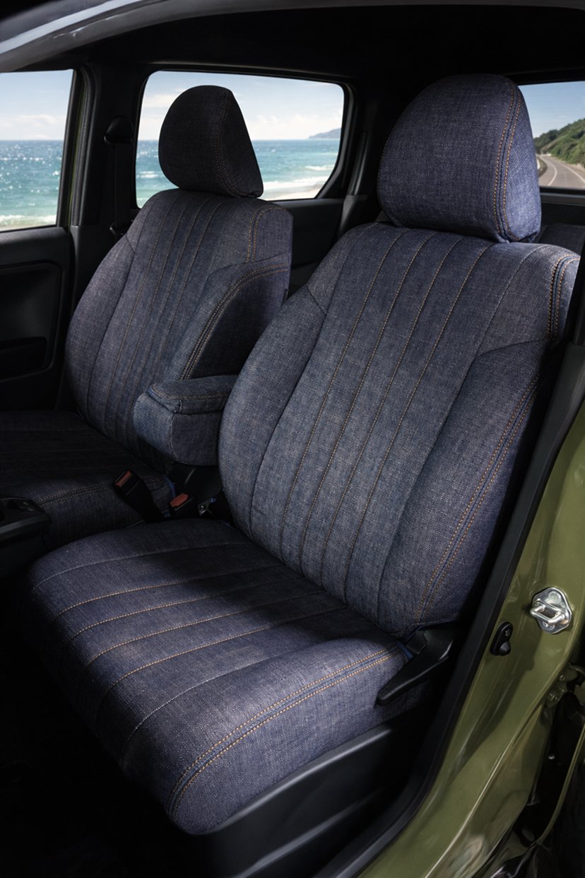 HR-V HRVのデニムシートカバー 全席セット [Sandii サンディ] DenimRoll デニムロール