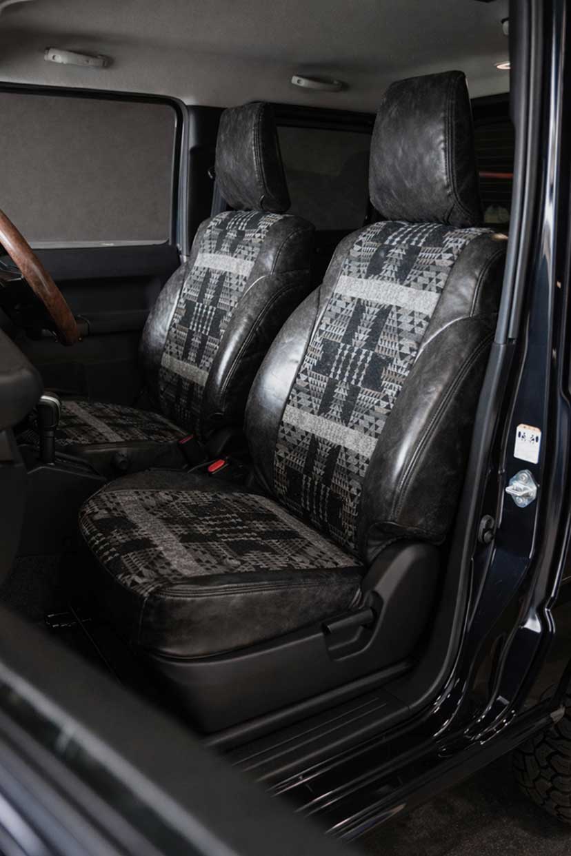 アクア シートカバー Sandii カチナ 生地K8 ダークブラウン3