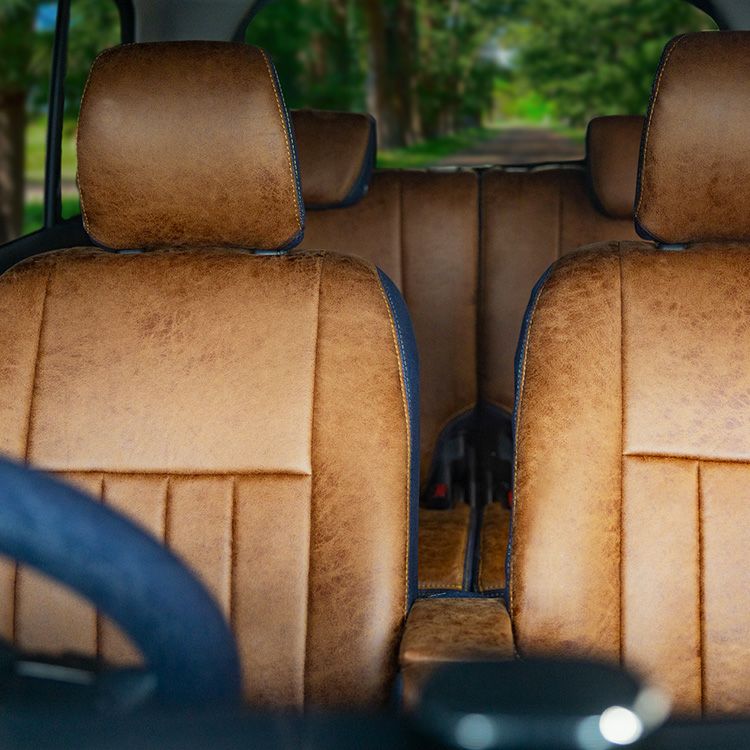 RAV4 シートカバー IXUS レザリーデニム 詳細5