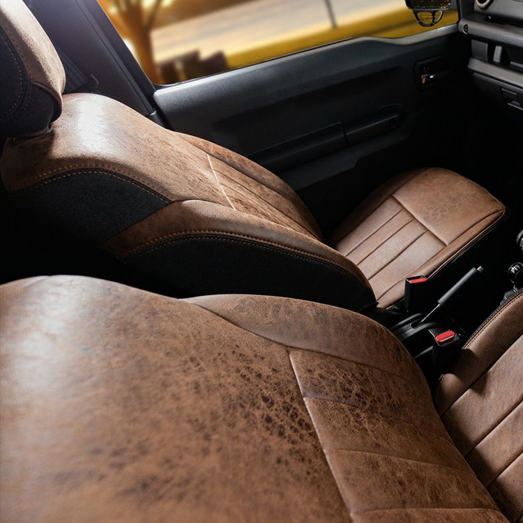 フレアワゴン シートカバー IXUS レザリーデニム 詳細3