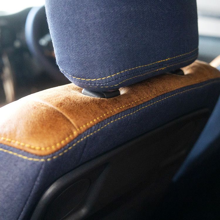 プロボックス シートカバー IXUS レザリーデニム 詳細6