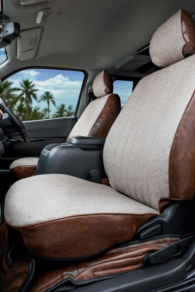ノート オーラ シートカバー ファブリック×アンティーク 全席セット [Sandii サンディ] エクレア