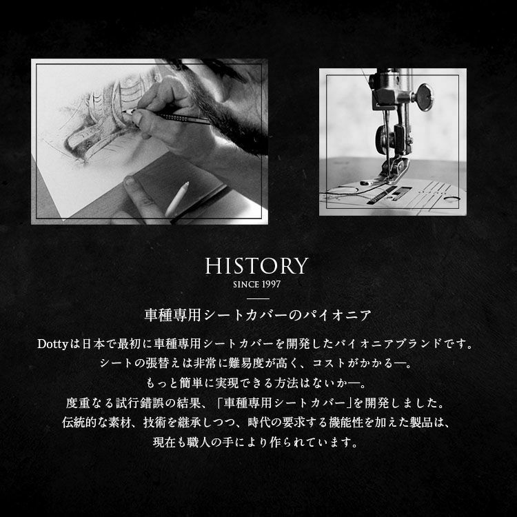 キャストスタイルシートカバー Dotty ヒストリー