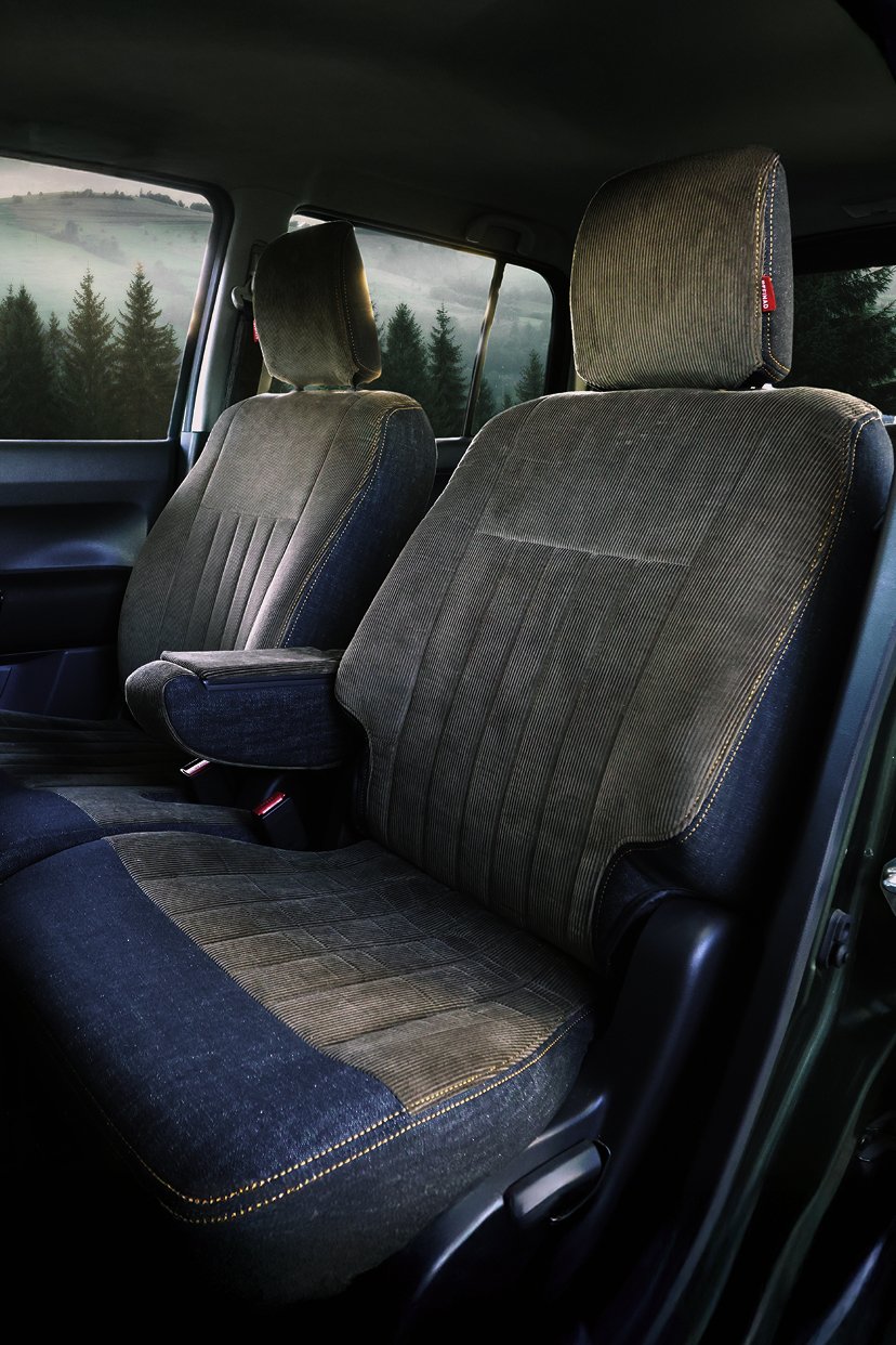 ベリーサ コーデュロイ×デニム シートカバー 全席セット [Refinad レフィナード]