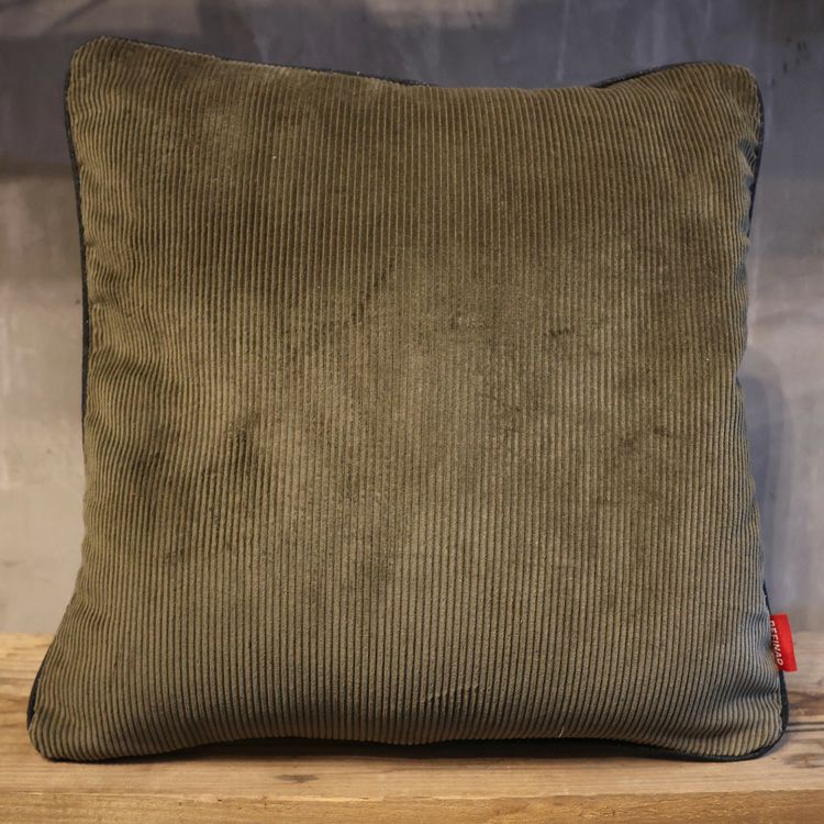 レフィナード コーデュロイ×デニム クッション Refinad corduroy denim cushion