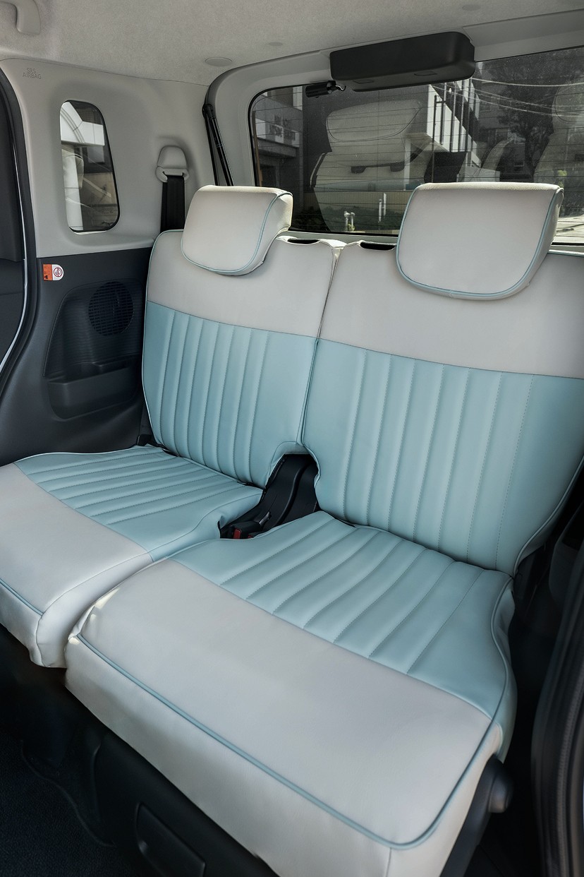 ルクラ シートカバー Sandii マカロン ナチュラルブラウン×シルキーベージュ