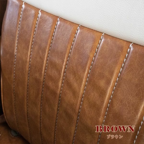 ボルボワゴンV70 シートカバー Sandii カヌレグラッセ ブラウン