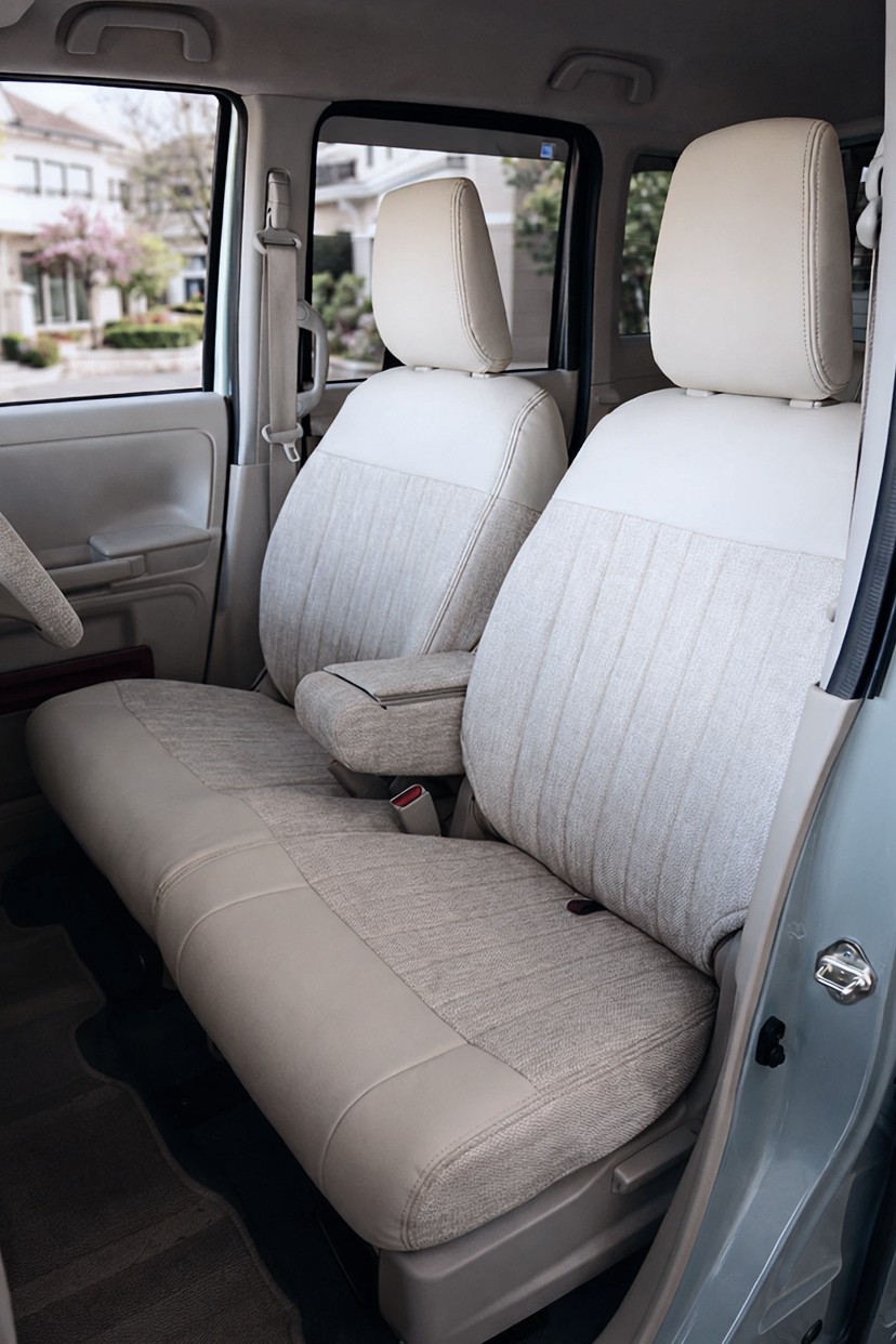 CR-V ハイブリッド シートカバー Sandii ビスキュイ アースグレー×スノーホワイト