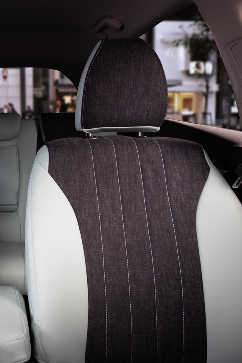 イスト シートカバー Sandii デニムサンド ステッチカラー