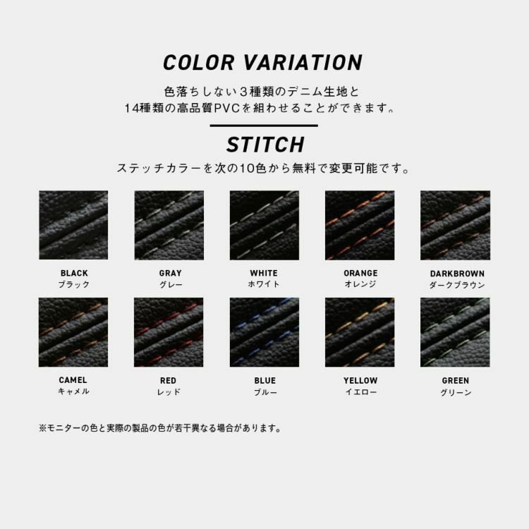 ベンツ Eクラス シートカバー Sandii デニムサンド ステッチカラー