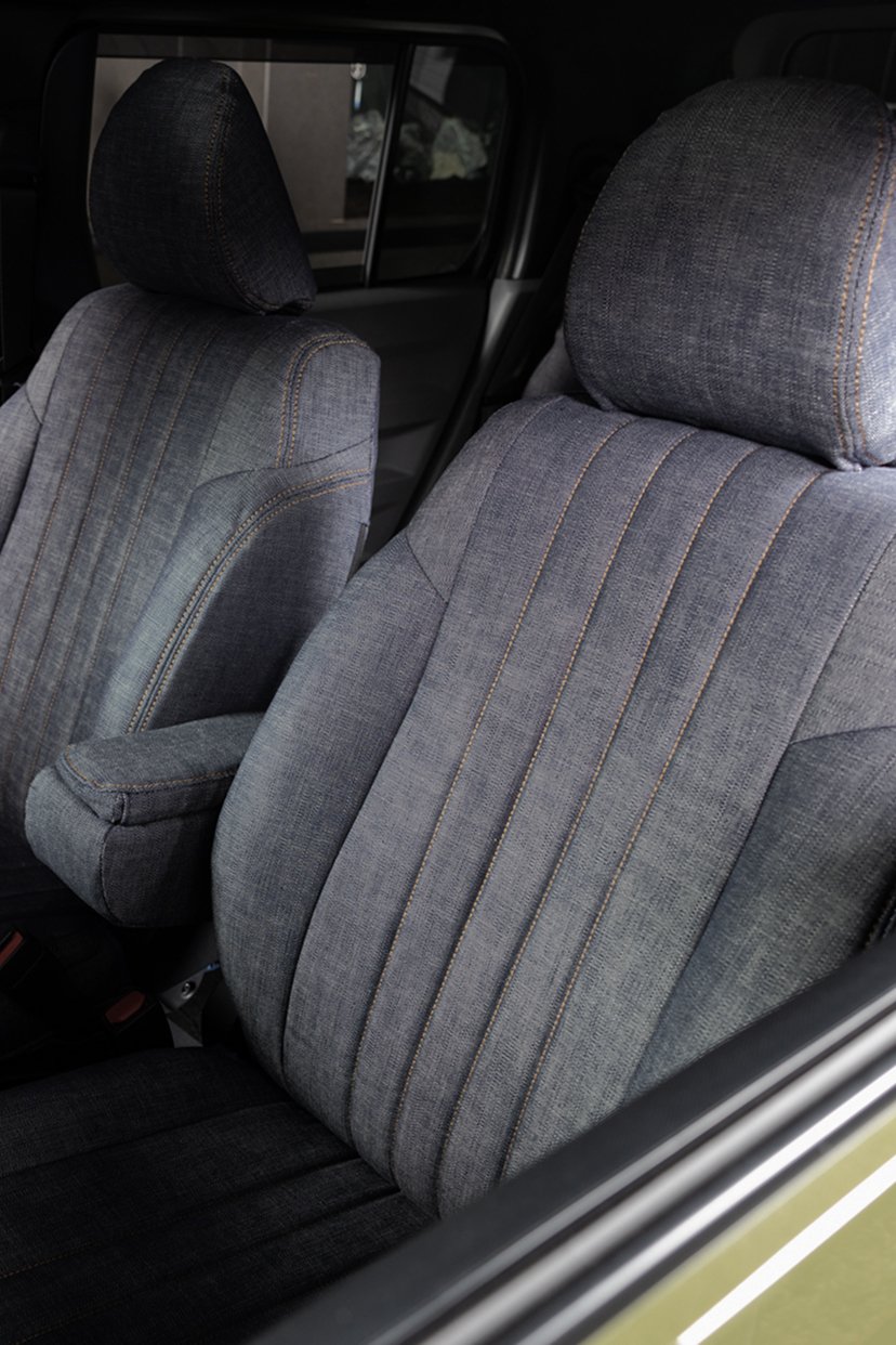 キューブ シートカバー Sandii デニムロール 詳細5