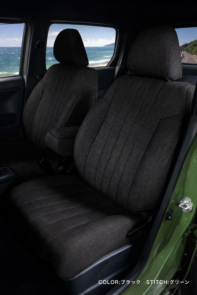 スイフト シートカバー Sandii デニムロール 詳細2