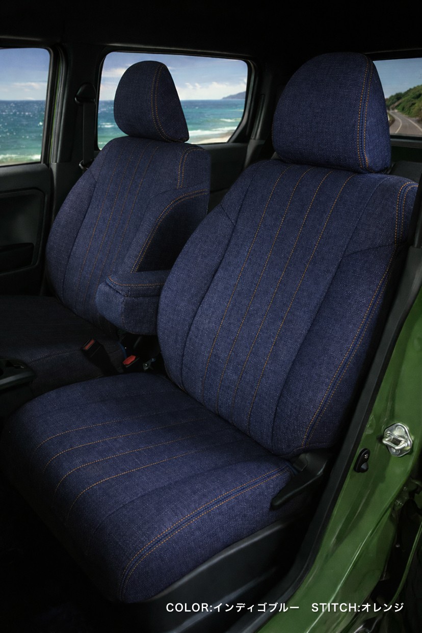 インプレッサG4 シートカバー Sandii デニムロール 詳細1