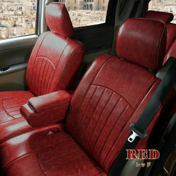 ジムニー シートカバー Sandii カヌレ レッド