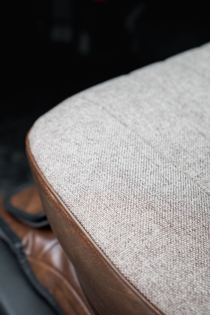 トヨエース シートカバー Sandii エクレア ショコラベージュ×ダークブラウン