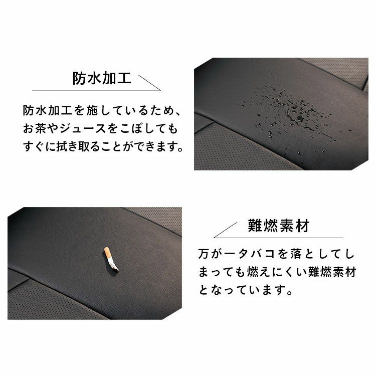カムロード シートカバー Refinad レザーデラックス 詳細5