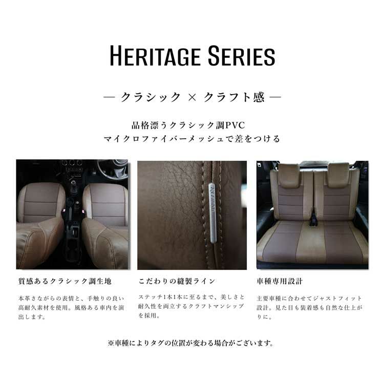 ランクル プラド 2列 シートカバー Refinad ヘリテージメッシュ 特徴3