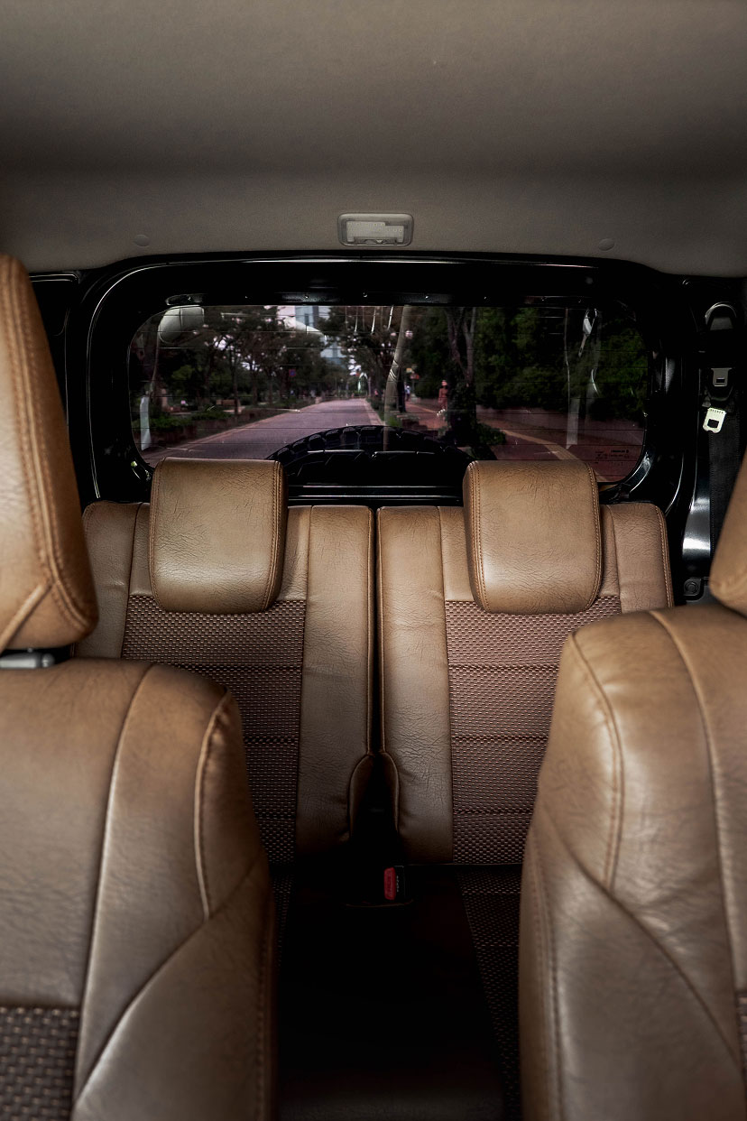 N-BOX シートカバー Refinad ヘリテージメッシュ 特徴1