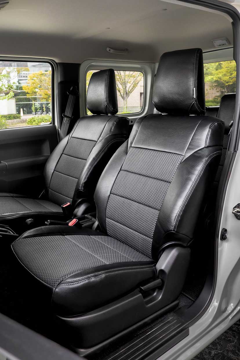 ABARTH 595 シートカバー Refinad ヘリテージメッシュ 特徴4